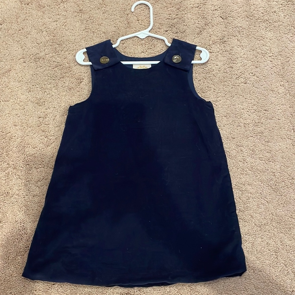 The Beaufort Bonnet Company Navy Blue Kids Dress
